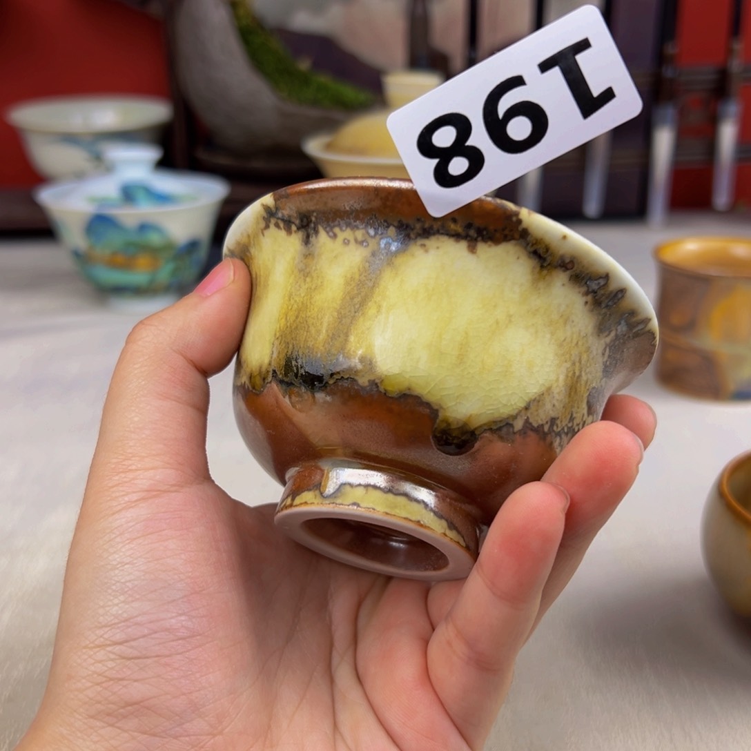 杯子纯手工柴烧主人杯