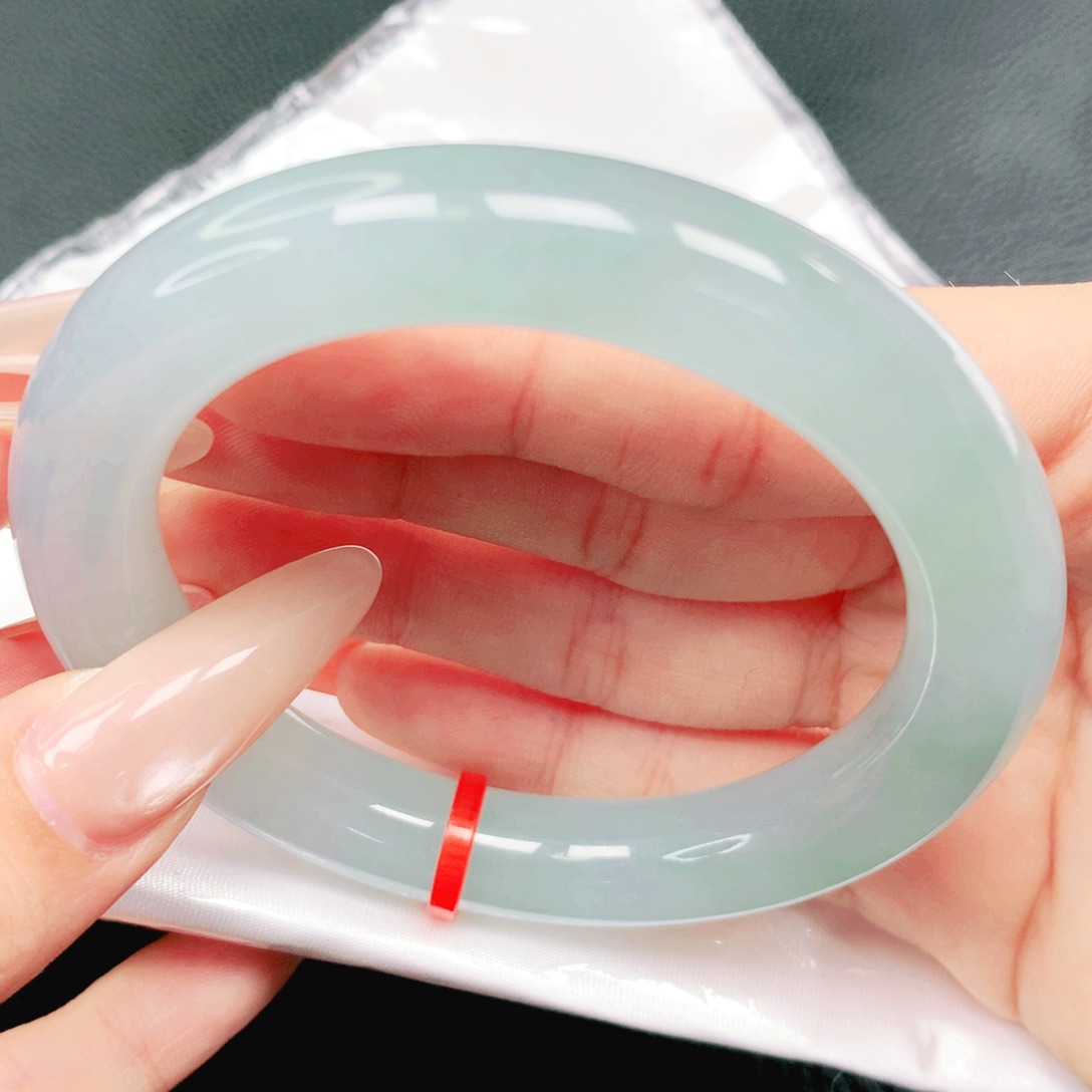 翡翠未镶嵌手镯55