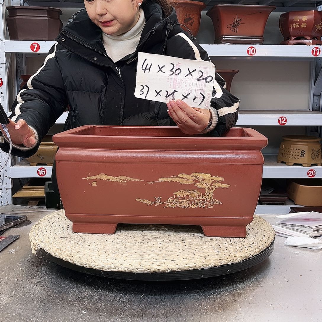 紫砂花盆紫砂花盆