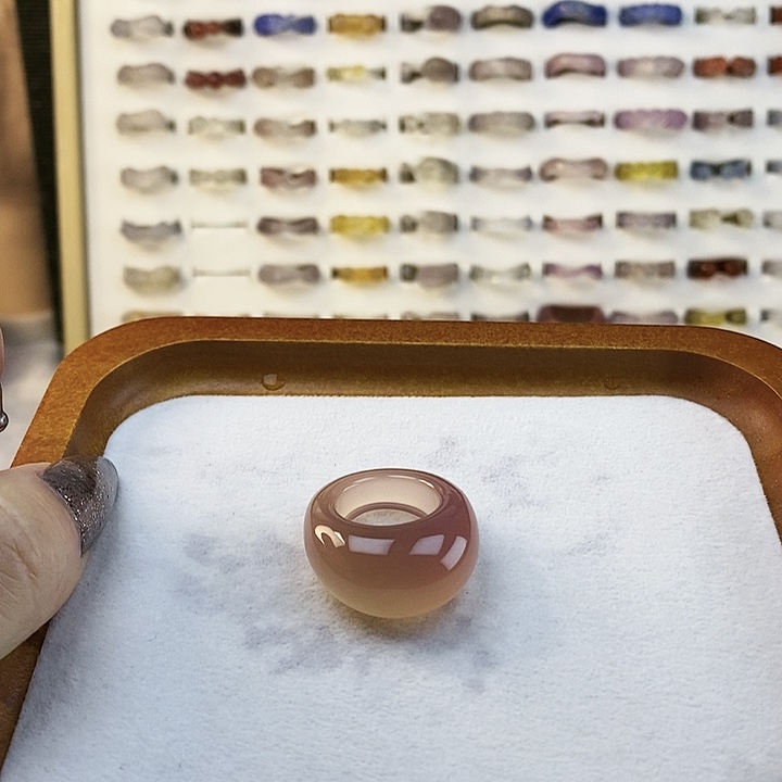 玛瑙/玉髓未镶嵌戒指