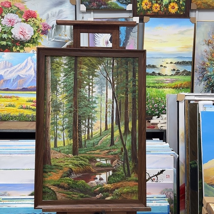 油画6898油画作品展作品