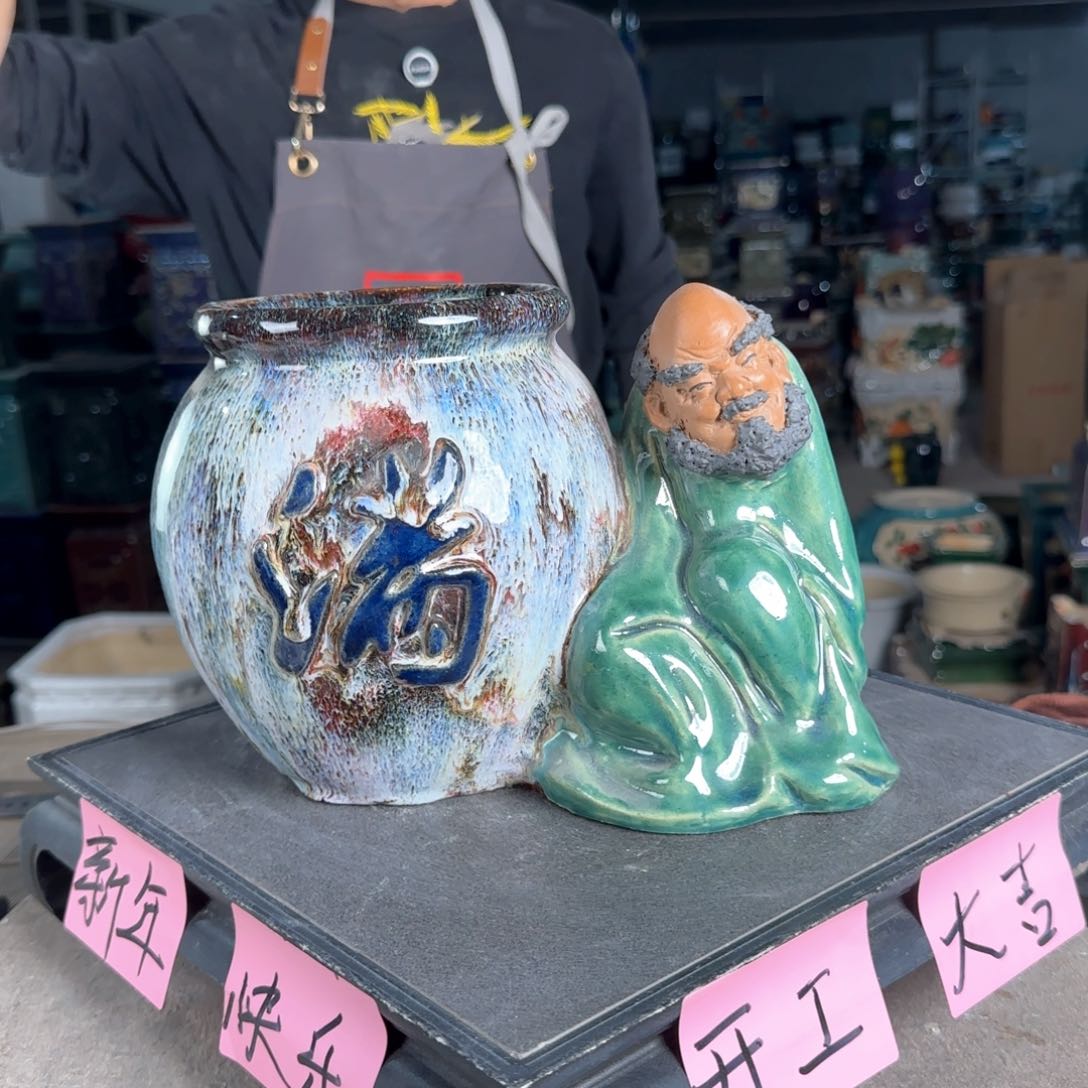 一风堂石湾花盆。