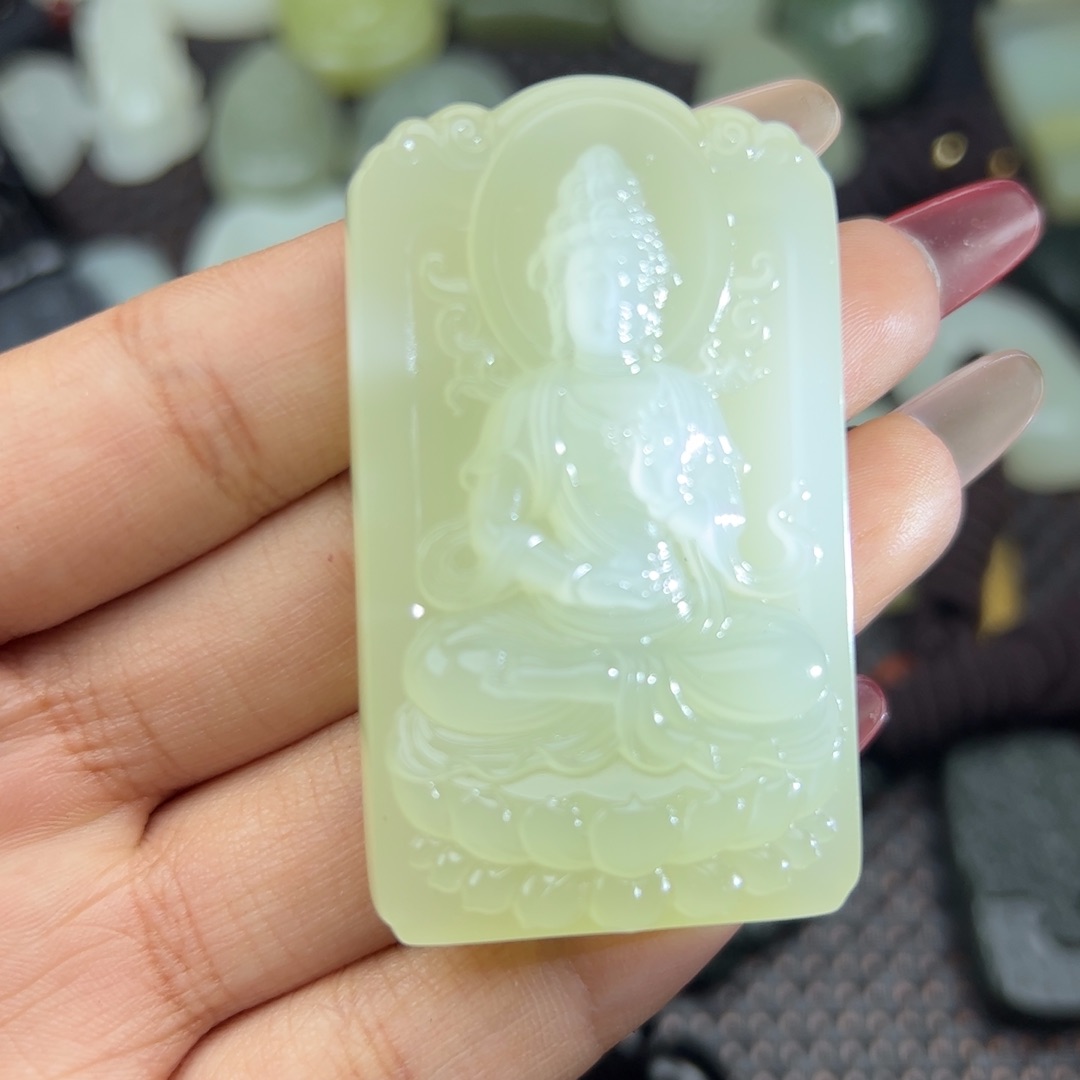 和田玉吊坠未镶嵌