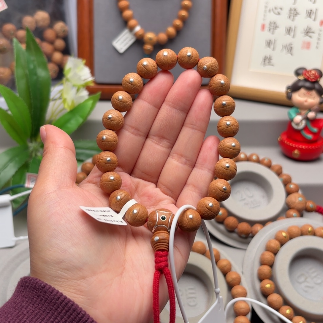凤眼菩提手串12+镶嵌手串