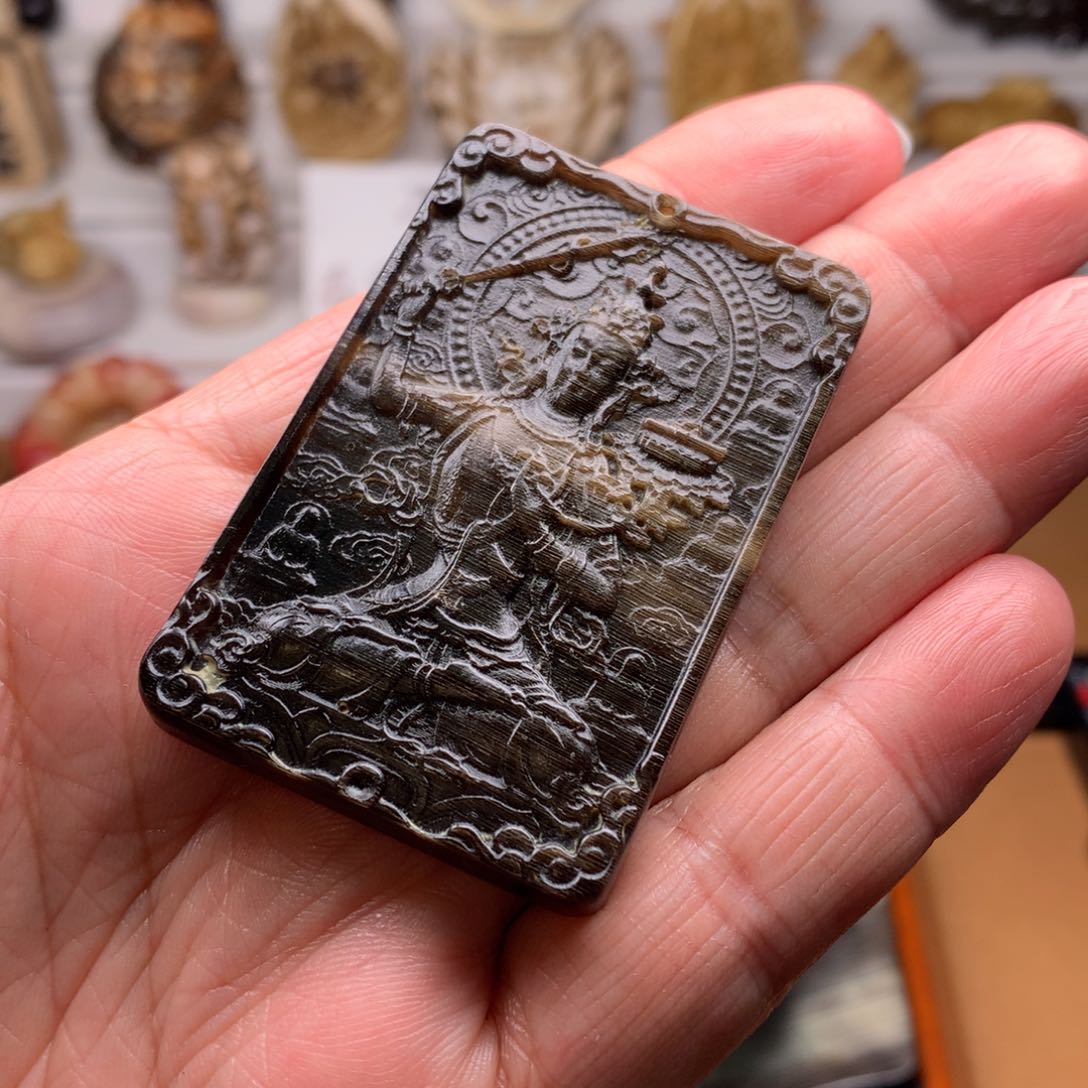 驼骨手串/手链驴蹄文殊菩萨