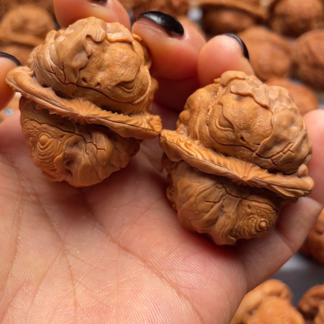 手串/手链核桃蜕变蛤蟆头核桃雕刻36 37