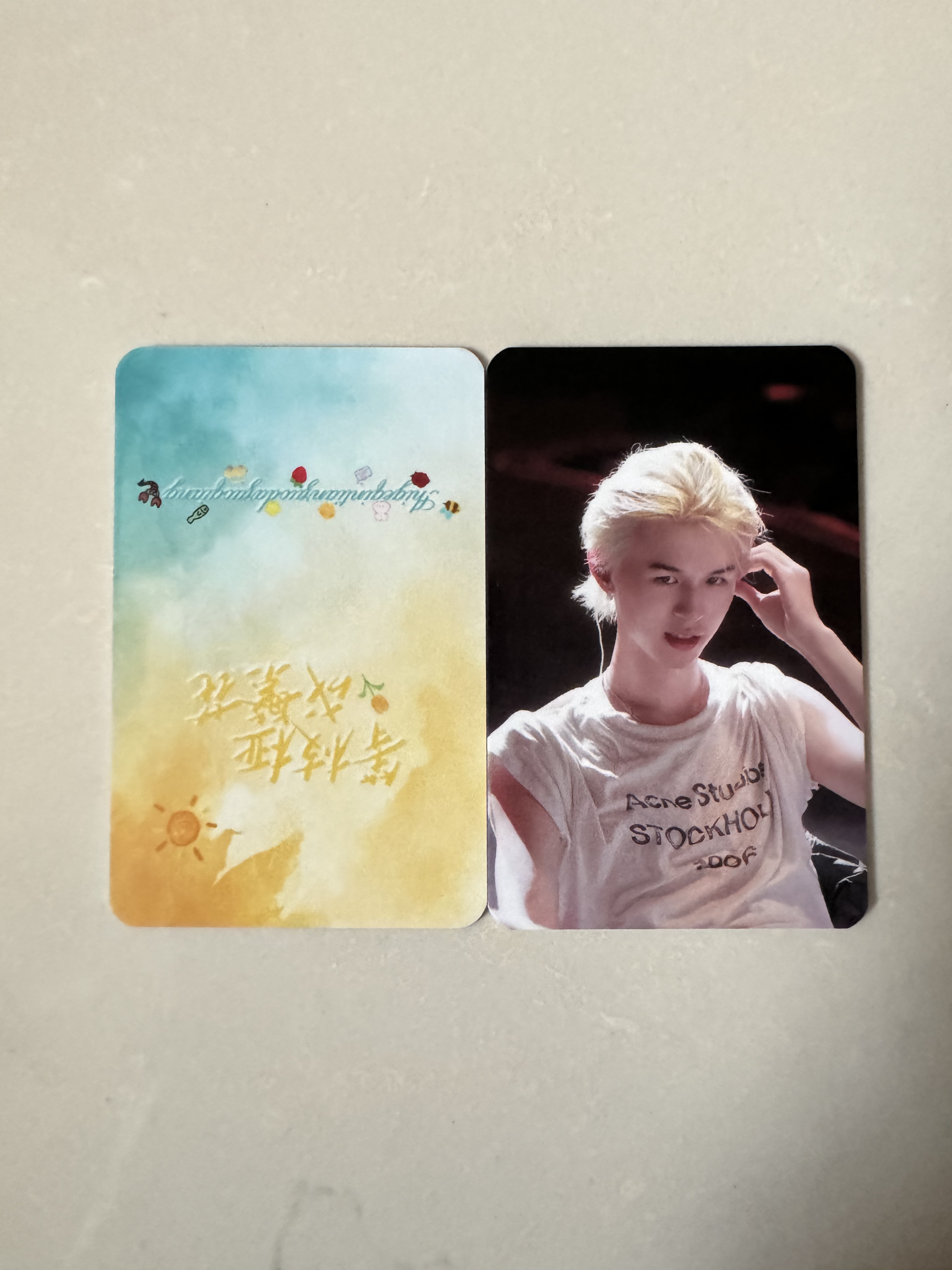 十个勤天自印【错版小卡，介意勿拍】