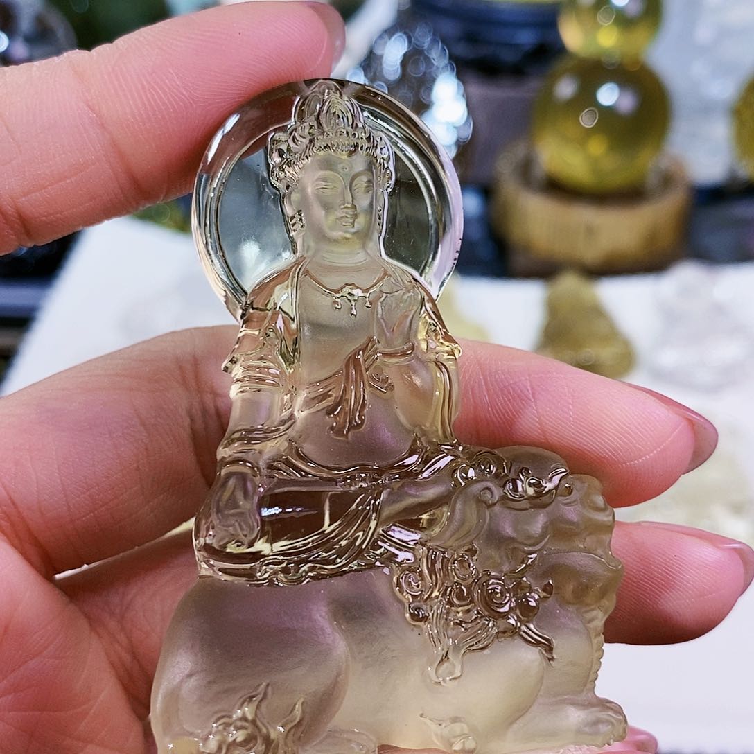 水晶天然水晶吊坠漂亮未镶嵌东**选