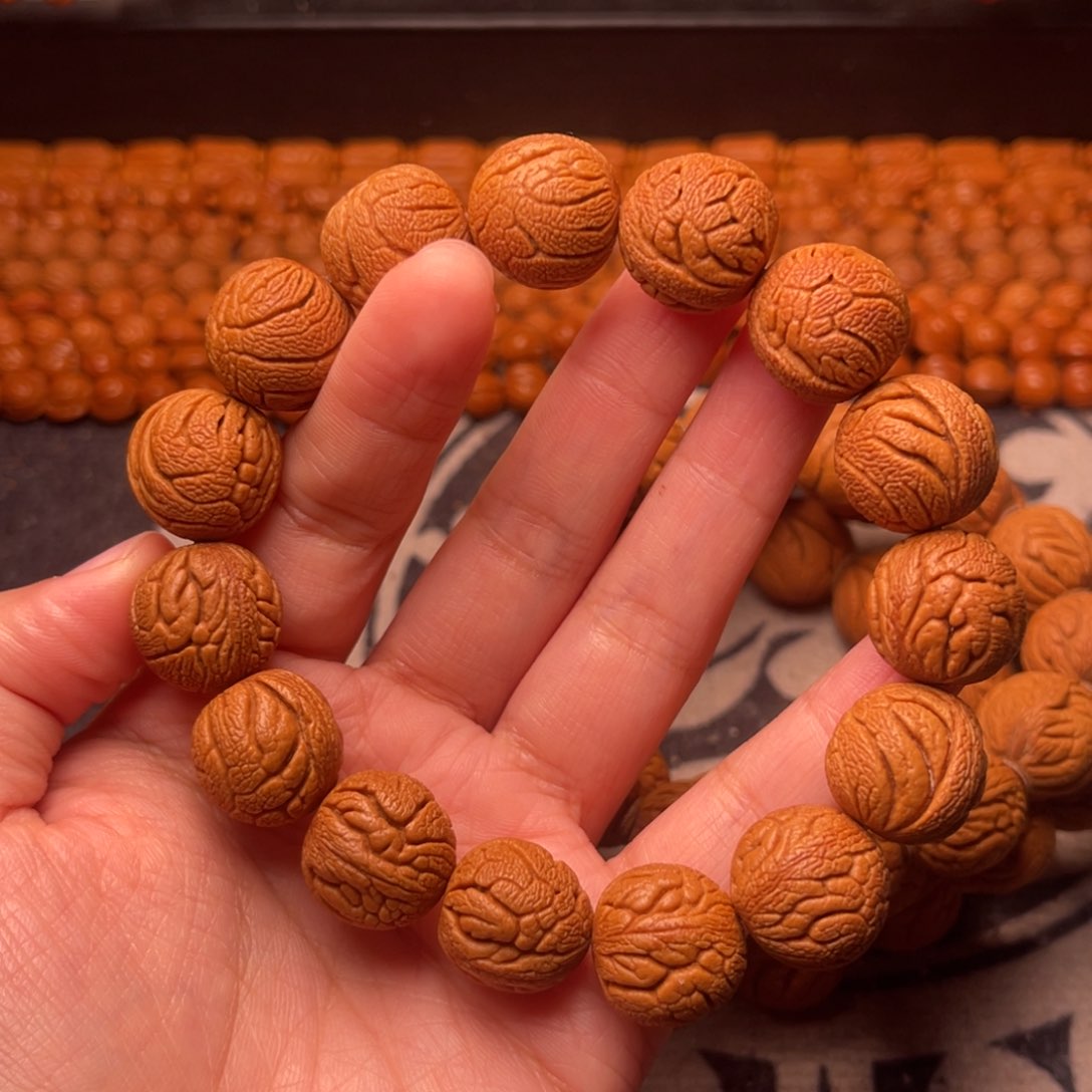 吊坠桃核龙纹龙珠16