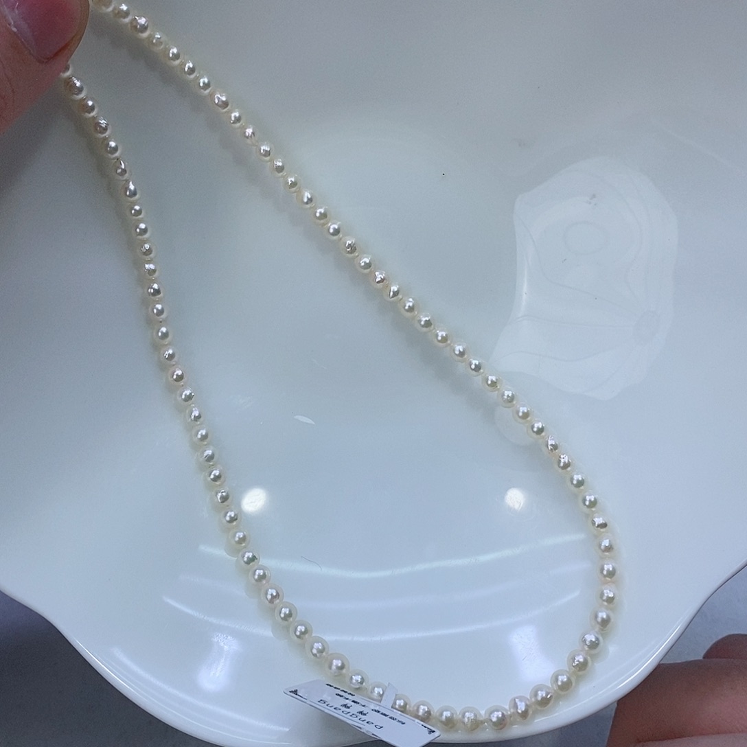 海水珍珠颈饰银S925镶嵌