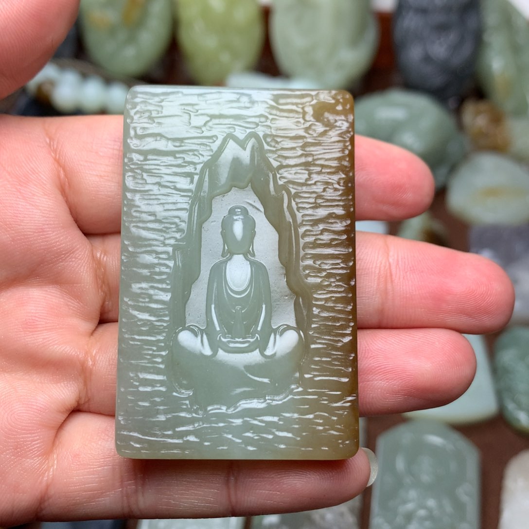 和田玉挂件未镶嵌