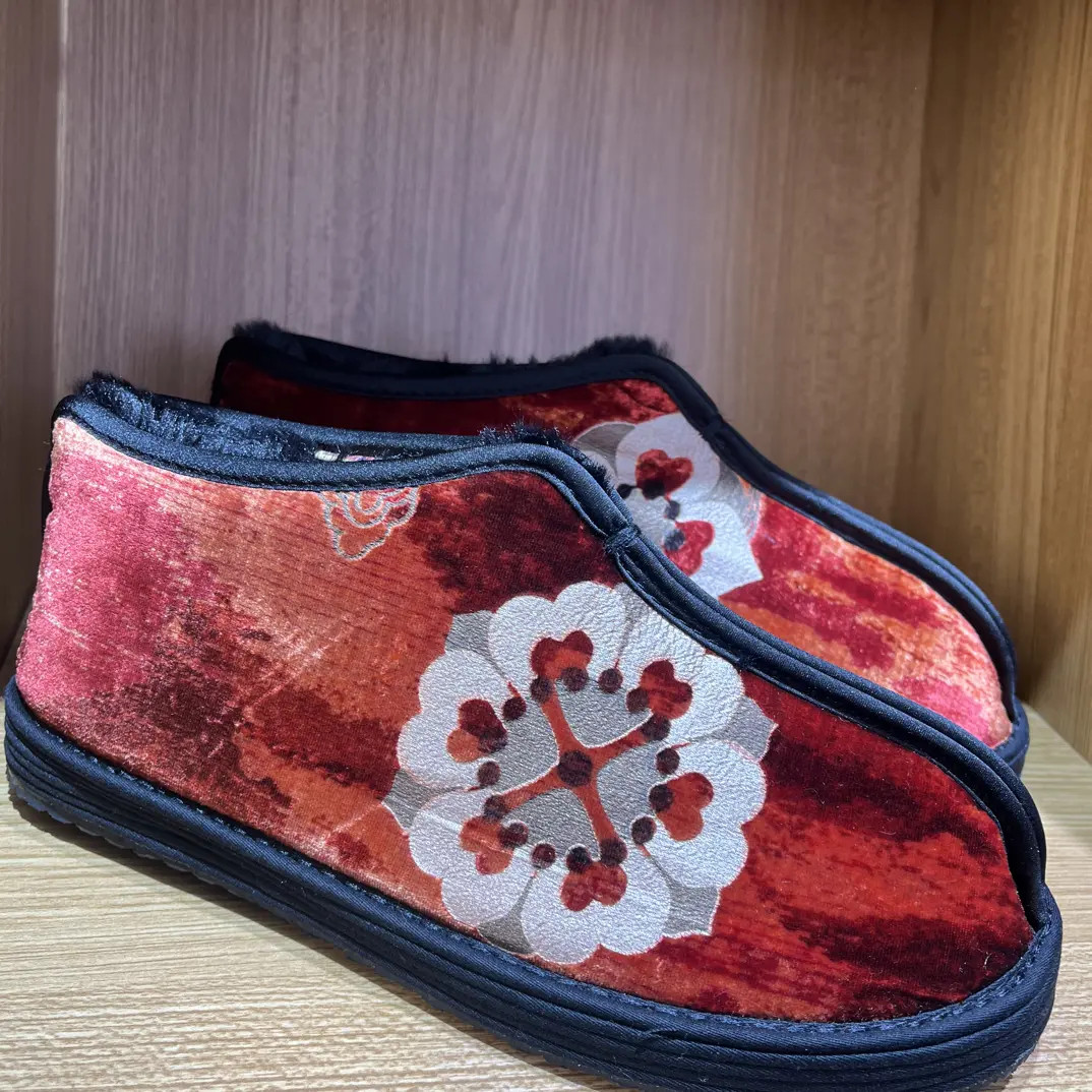 【鸿运当头-中邦大棉】西楚手工千层底养脚布鞋
