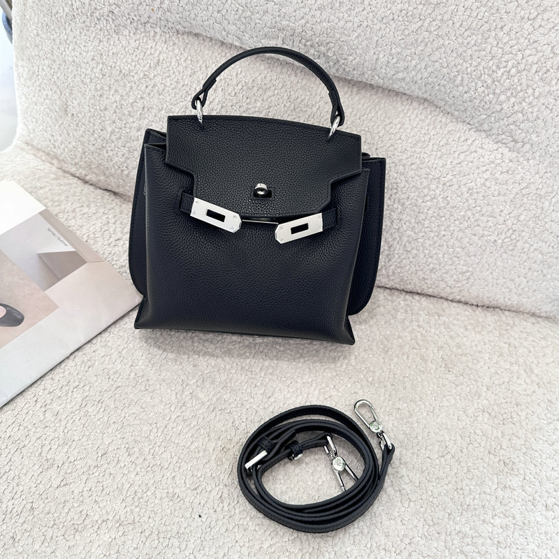 头层牛皮正品凯莉包女2025新款真皮轻奢单肩包TOGO牛皮手提斜挎包