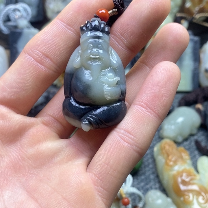 和田玉（糖玉）挂件未镶嵌