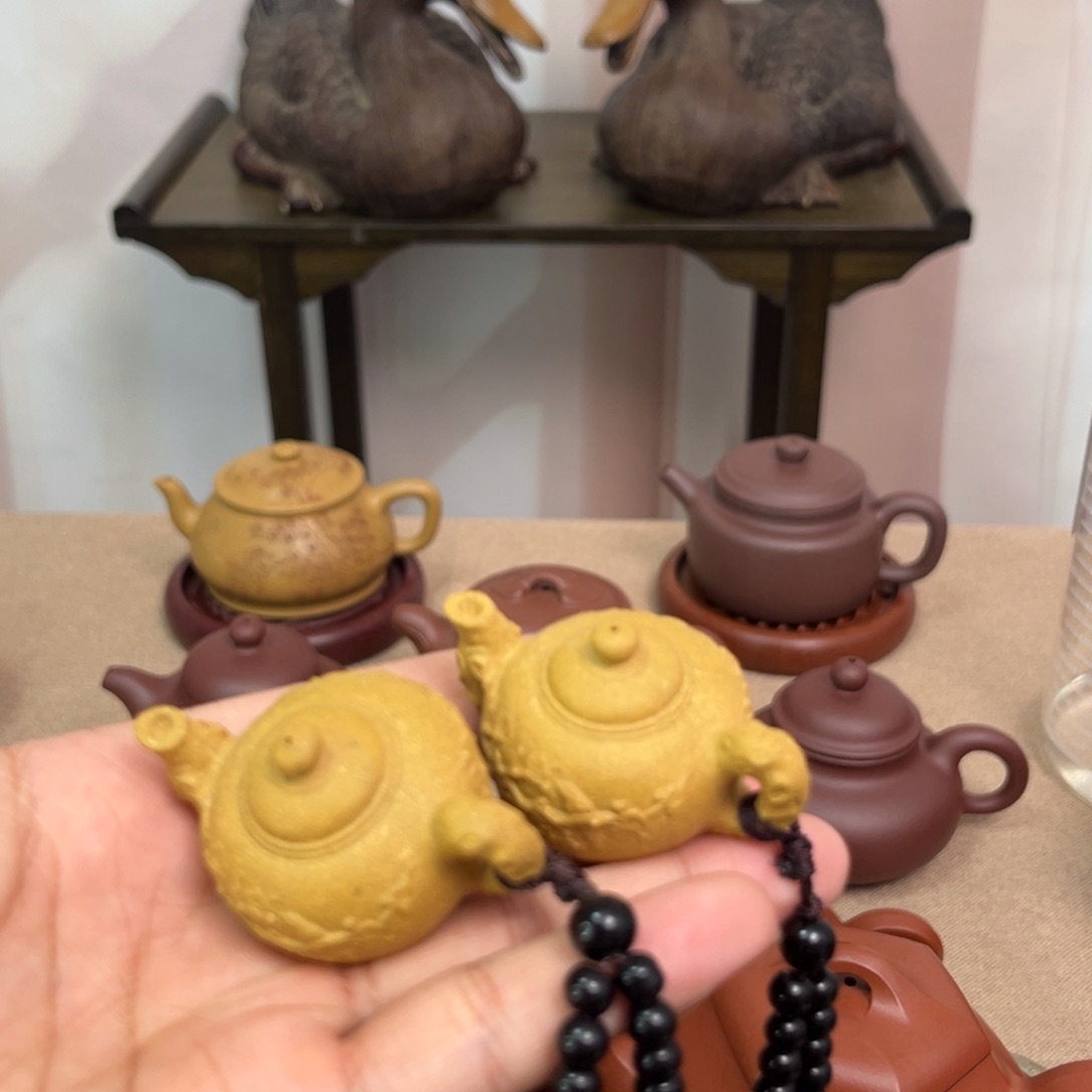 紫砂茶壶紫砂手把件