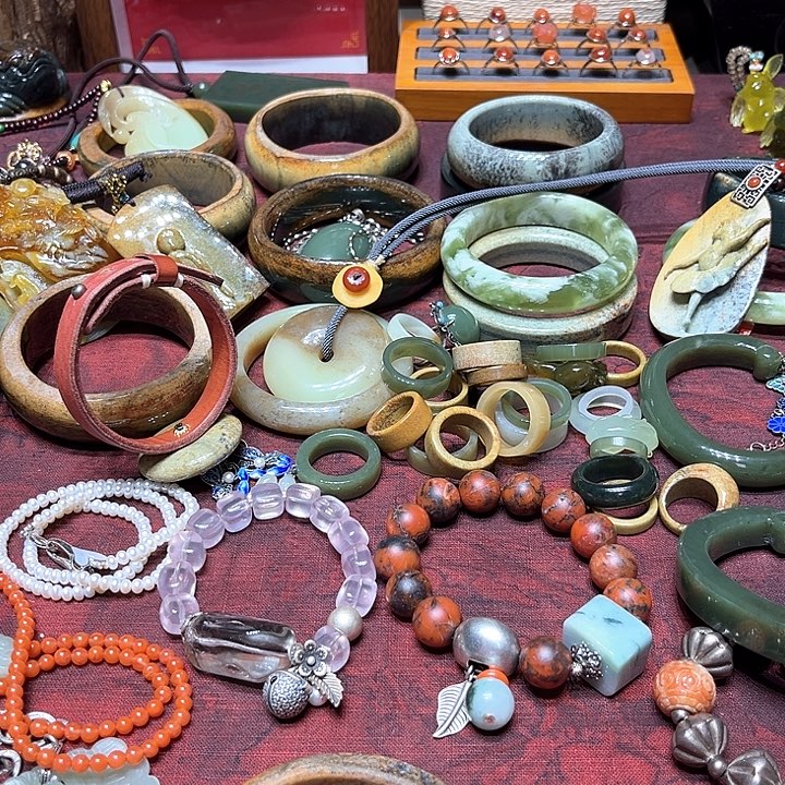 和田玉戒指未镶嵌S***)