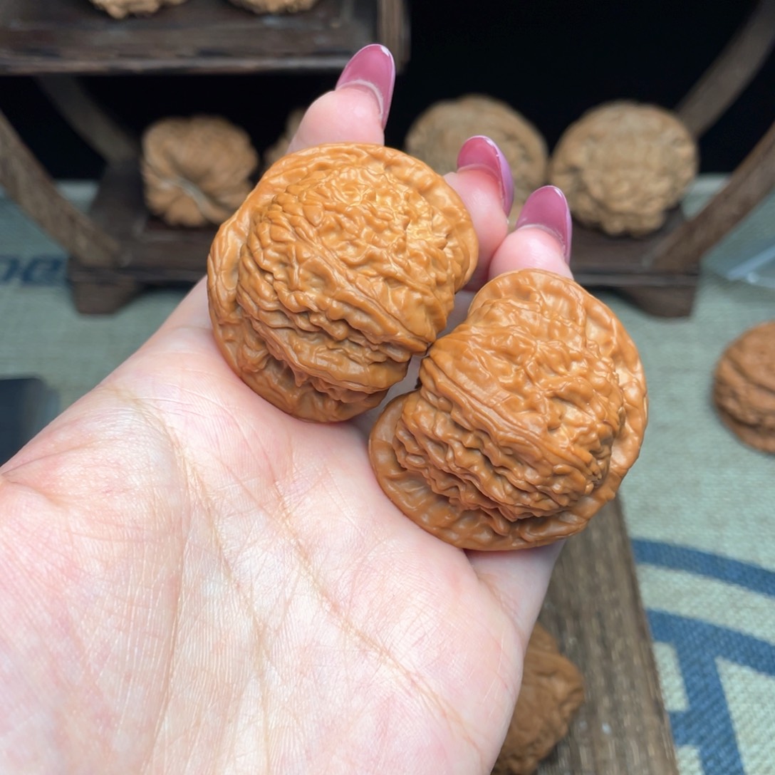 文玩核桃把件0***c42白狮子