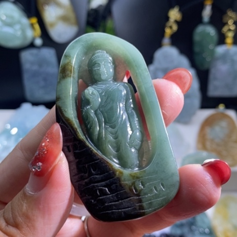 【闪购商品】颈饰未镶嵌翡翠阿咪