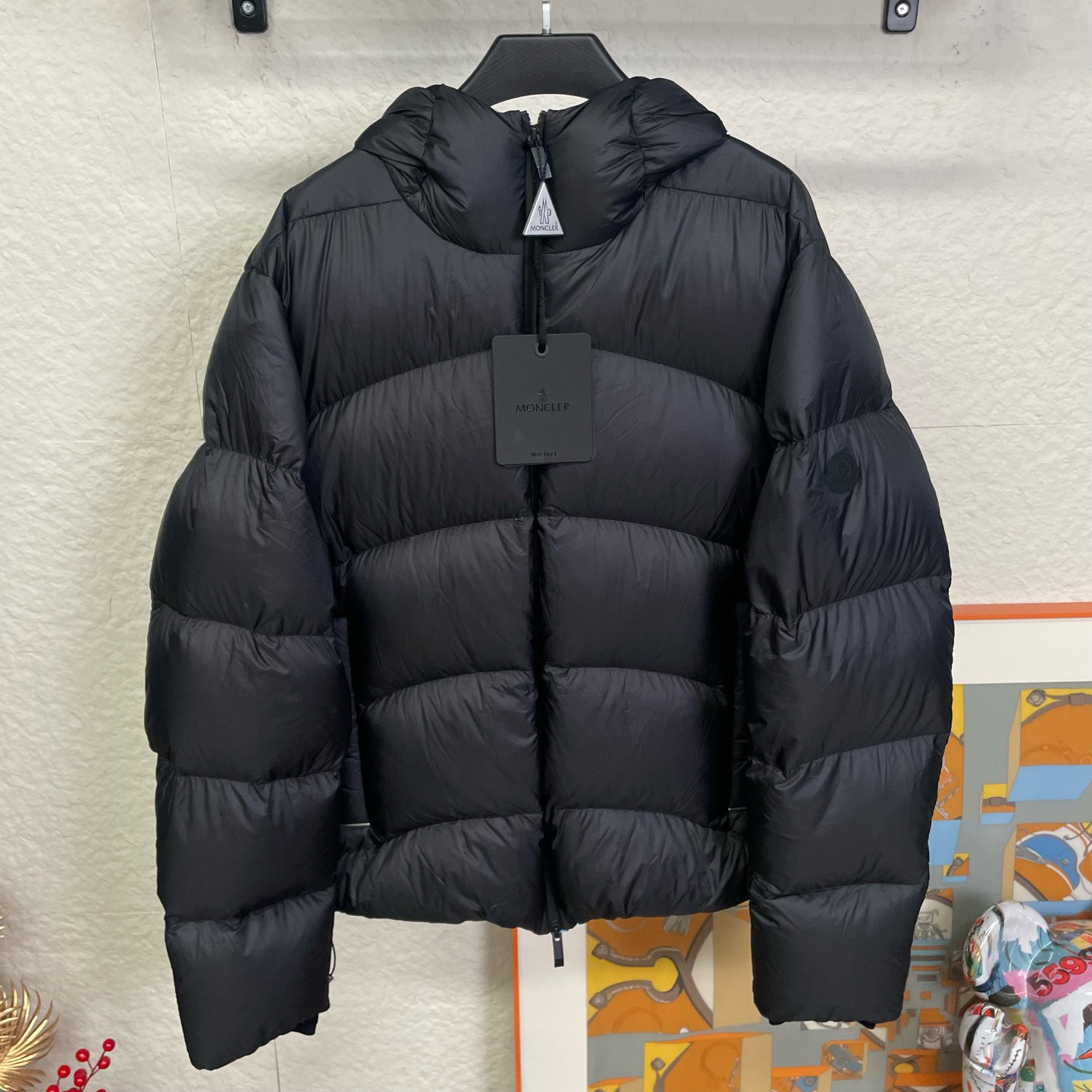 未使用 MONCLER FW25 Fulcran系列黑标连帽羽绒服/5码/2512139