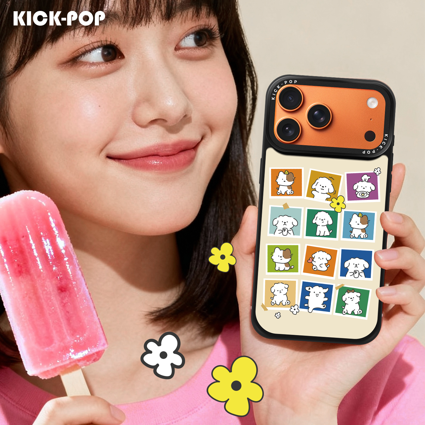 KICK-POP可可抱夏季新品限量特别版17promax磁吸手机壳