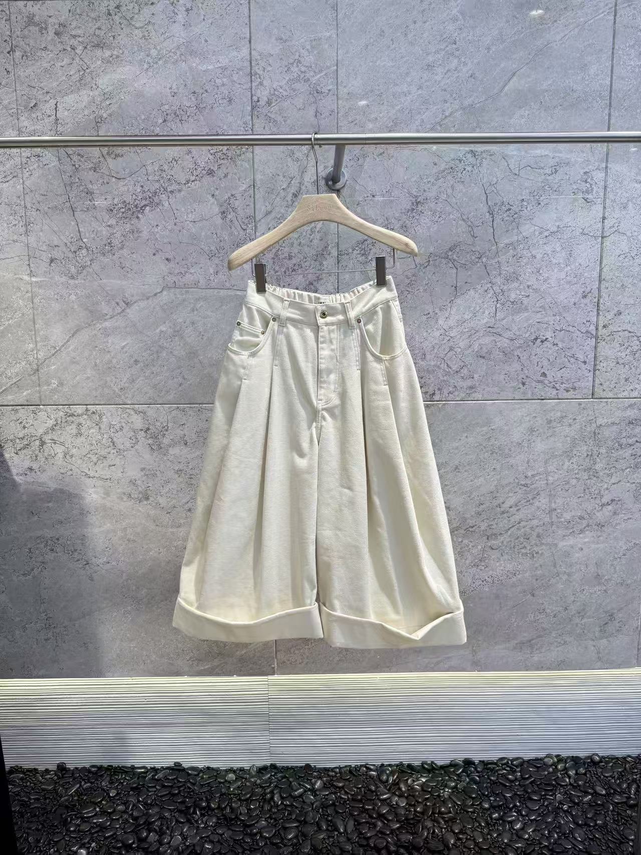 【immi】设计师品牌25冬新品翻边牛仔百搭中裤0803x
