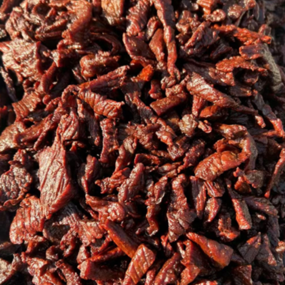 【牛肉干边角料500克（每小袋100克）】非真空包装顺丰包邮