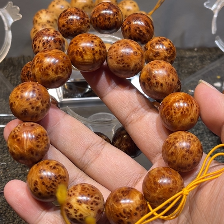 手串/手链柏木（崖柏）2.0陈化红油小满瘤疤手串