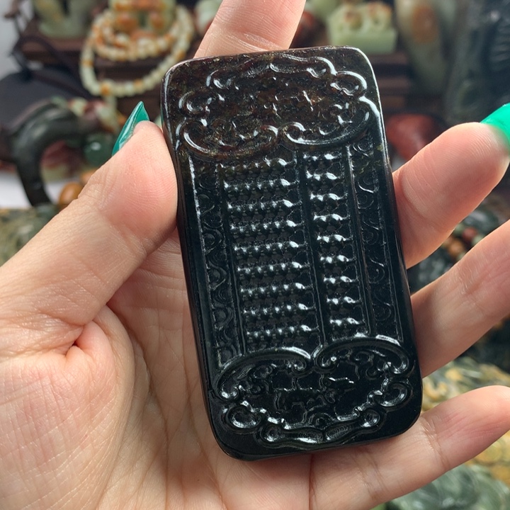 岫岩河磨玉（透闪石质玉）把件未镶嵌