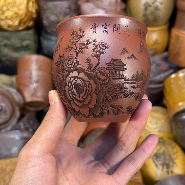 茶杯紫砂宜兴紫砂杯