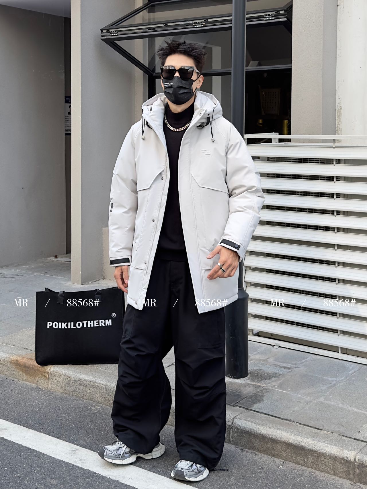 88568#冬季新款潮流韩版时尚保暖加厚外套（无水洗标）