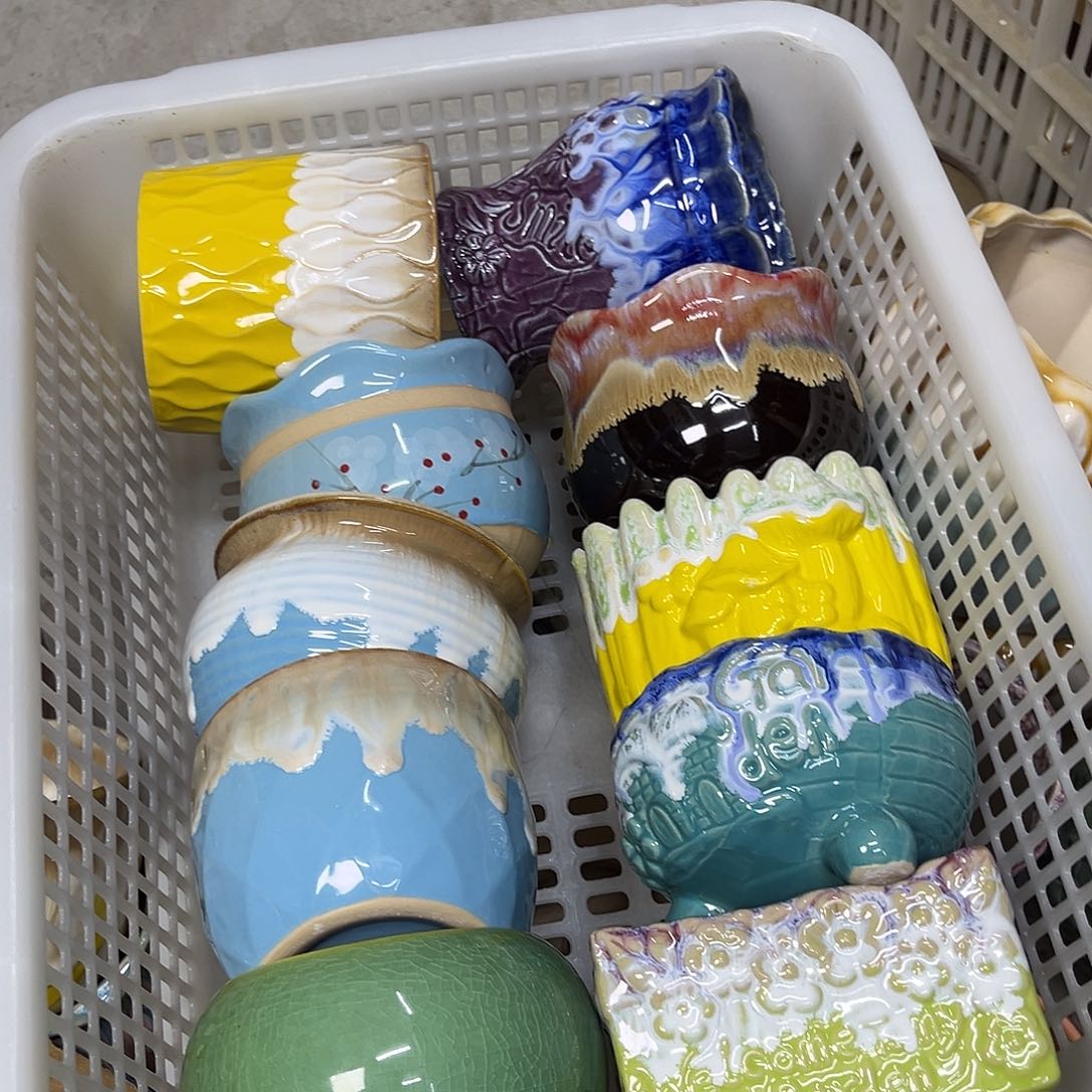 陶瓷陶瓷花盆特价上新口8-10厘米