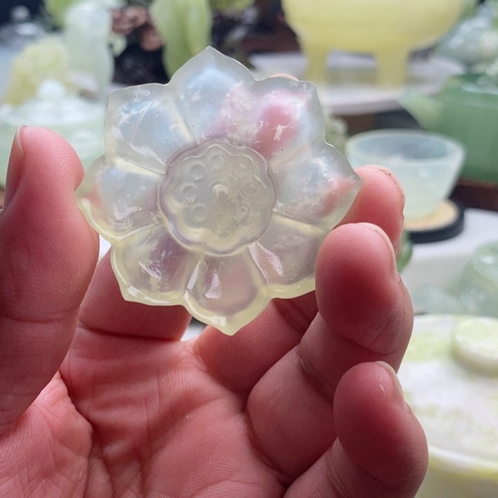 岫玉四大名玉香插未镶嵌