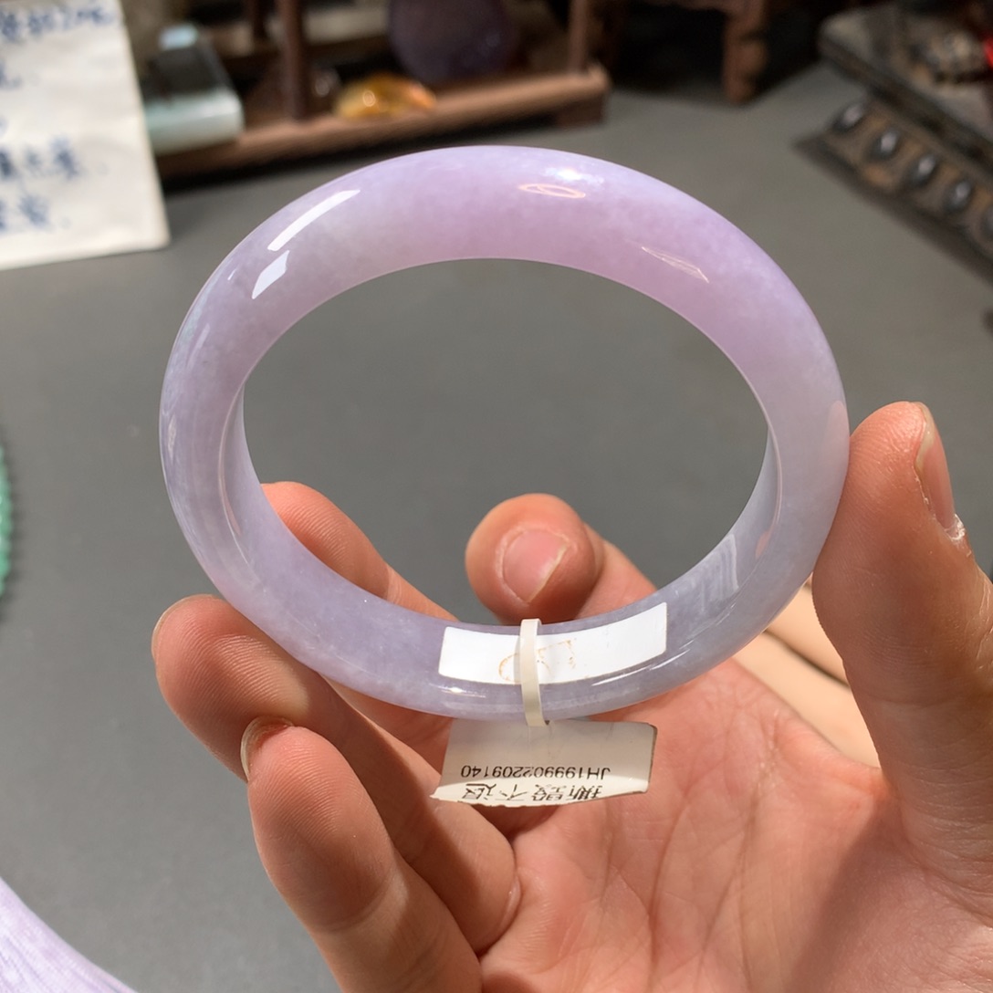 翡翠手镯未镶嵌57.5圈口