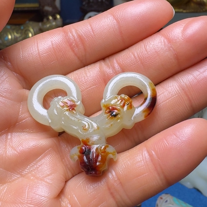 和田玉（糖玉）挂件未镶嵌