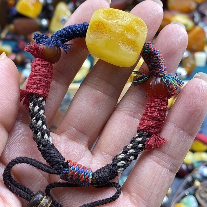 蜜蜡未镶嵌手链手链