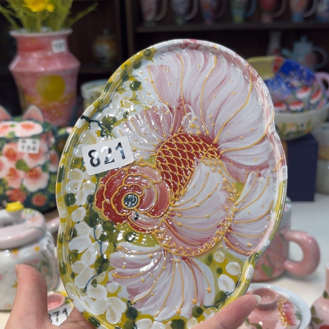 瓷片景德镇手绘高温釉下彩陶瓷茶具