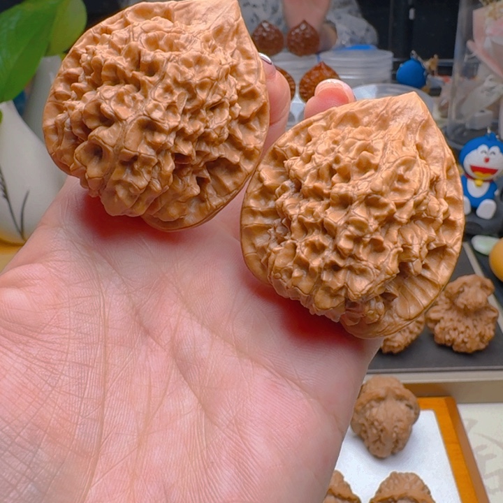 核桃把件43尺寸官帽