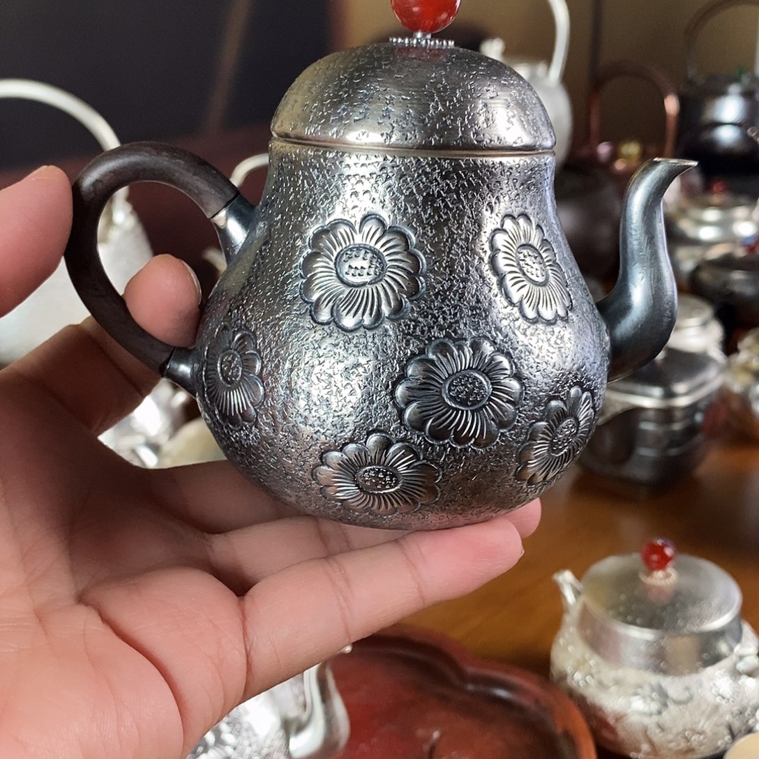 手工制作紫铜壶工艺