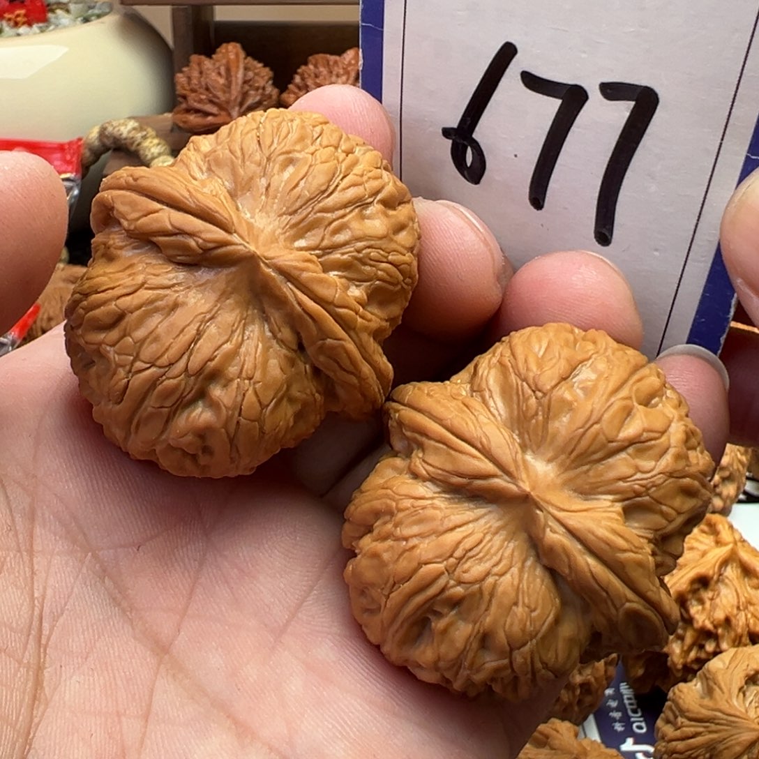 文玩核桃把件全品平谷元宝44尺寸677号