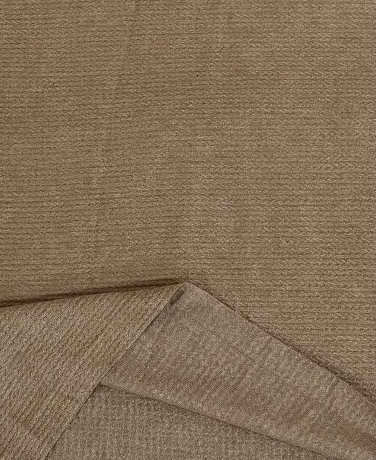 焦糖色麦穗羊绒面料两米