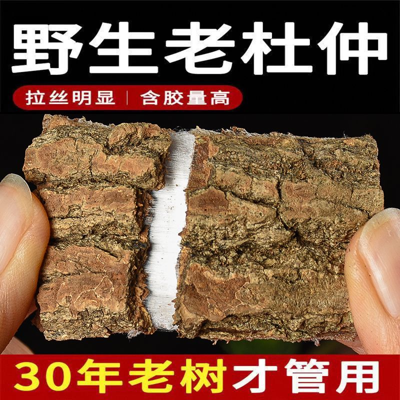 老树龄杜仲厚肉拉丝煲汤料正品干杜肿杜仲皮树皮泡茶煮水滋补新货