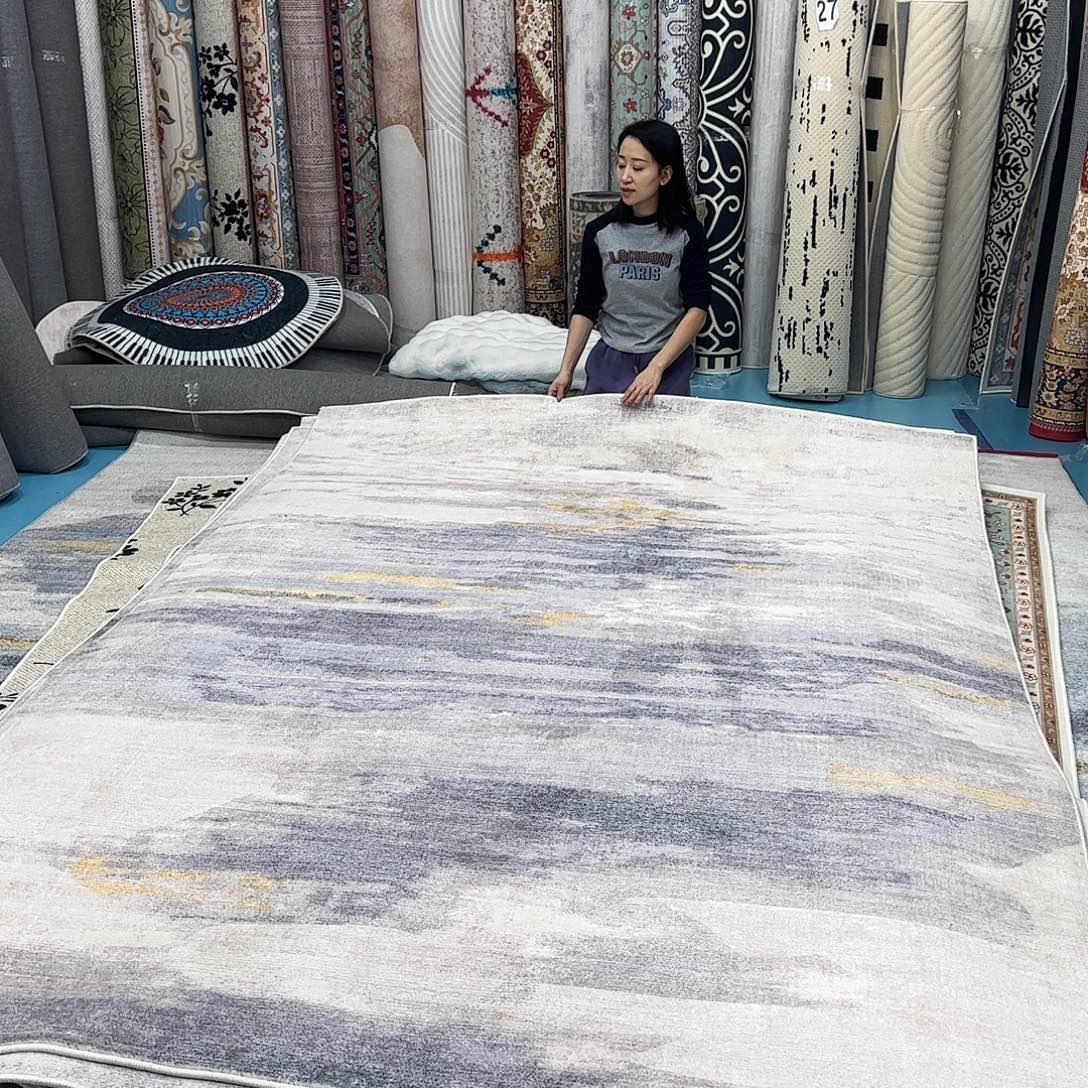 混纺200×300误差±1-3cm精编细砂仿羊绒棉布底微瑕