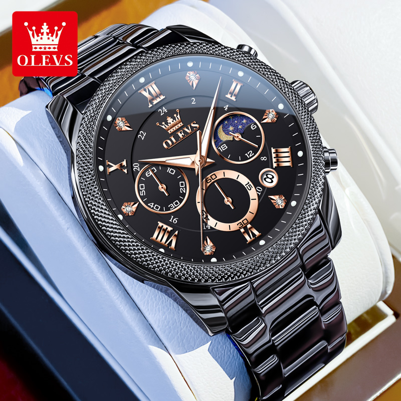 瑞士腕表欧利时名表经典高档潮流百搭男款时尚气质防水手表男3660