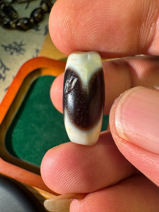 玛瑙仿纯台珠唬牙21