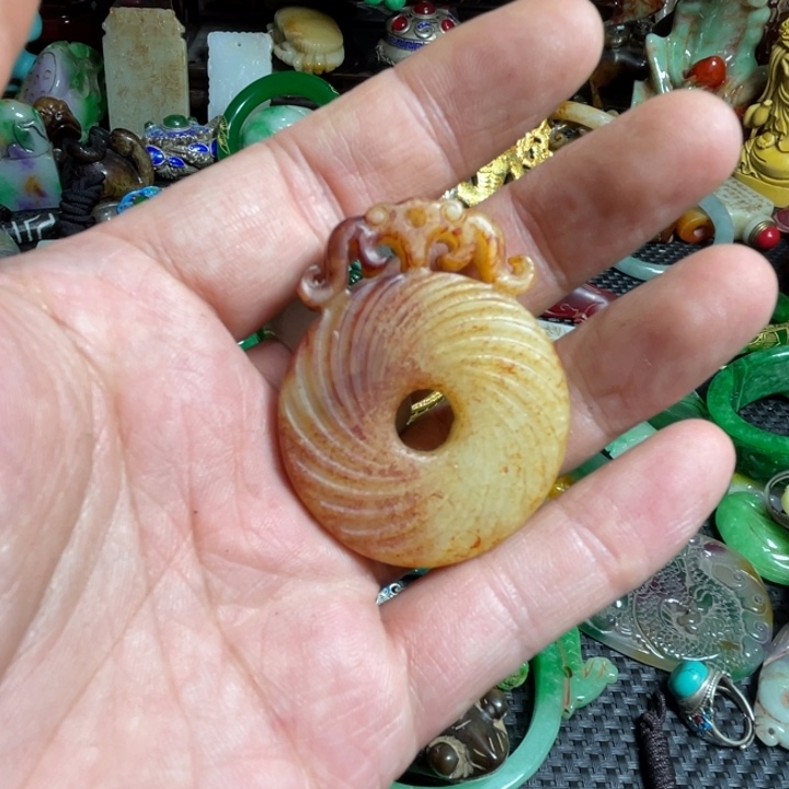 滴血莲花菩提把件