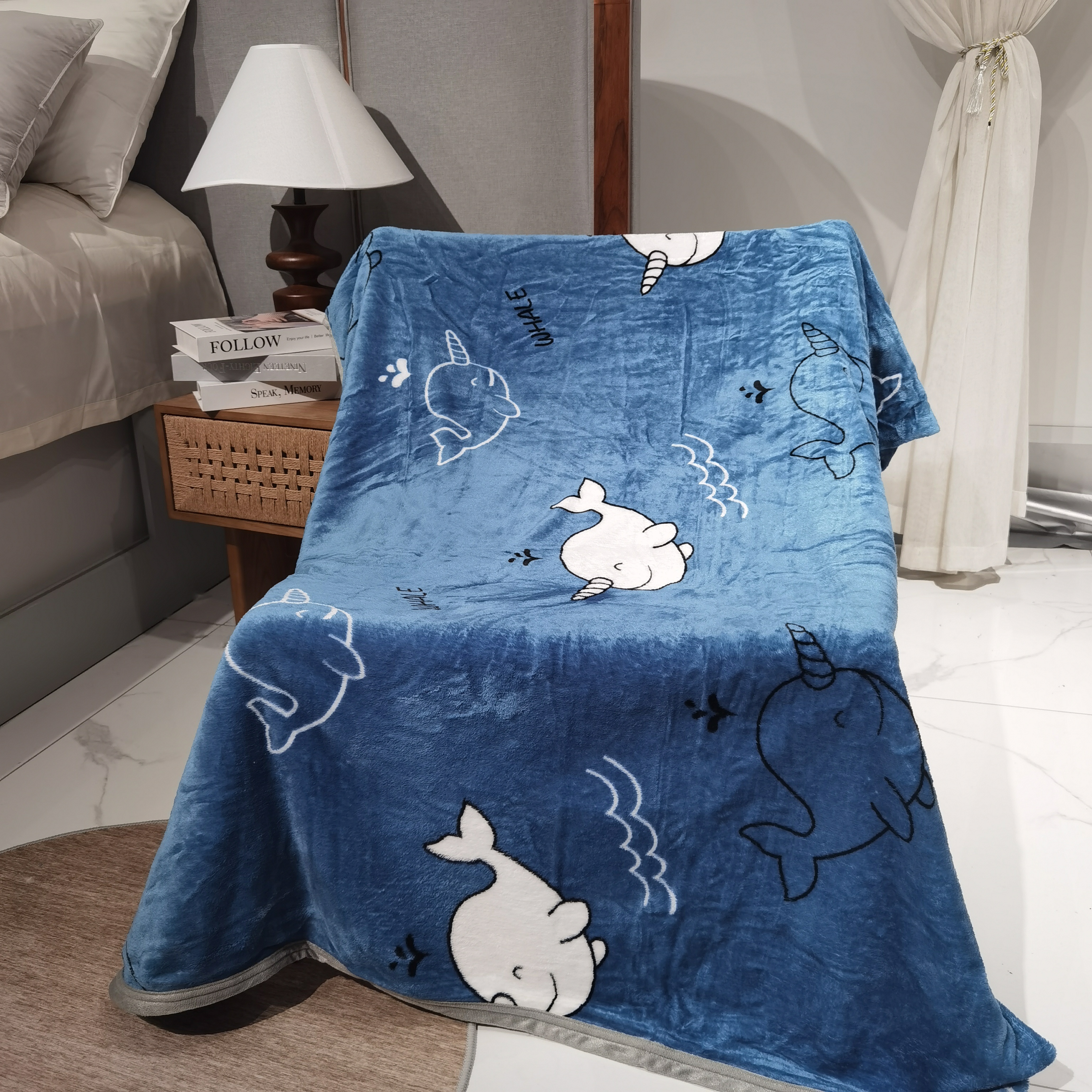 【新人福利惠】加厚法莱绒毯秋冬午睡毯沙发毯电视毯航空毯