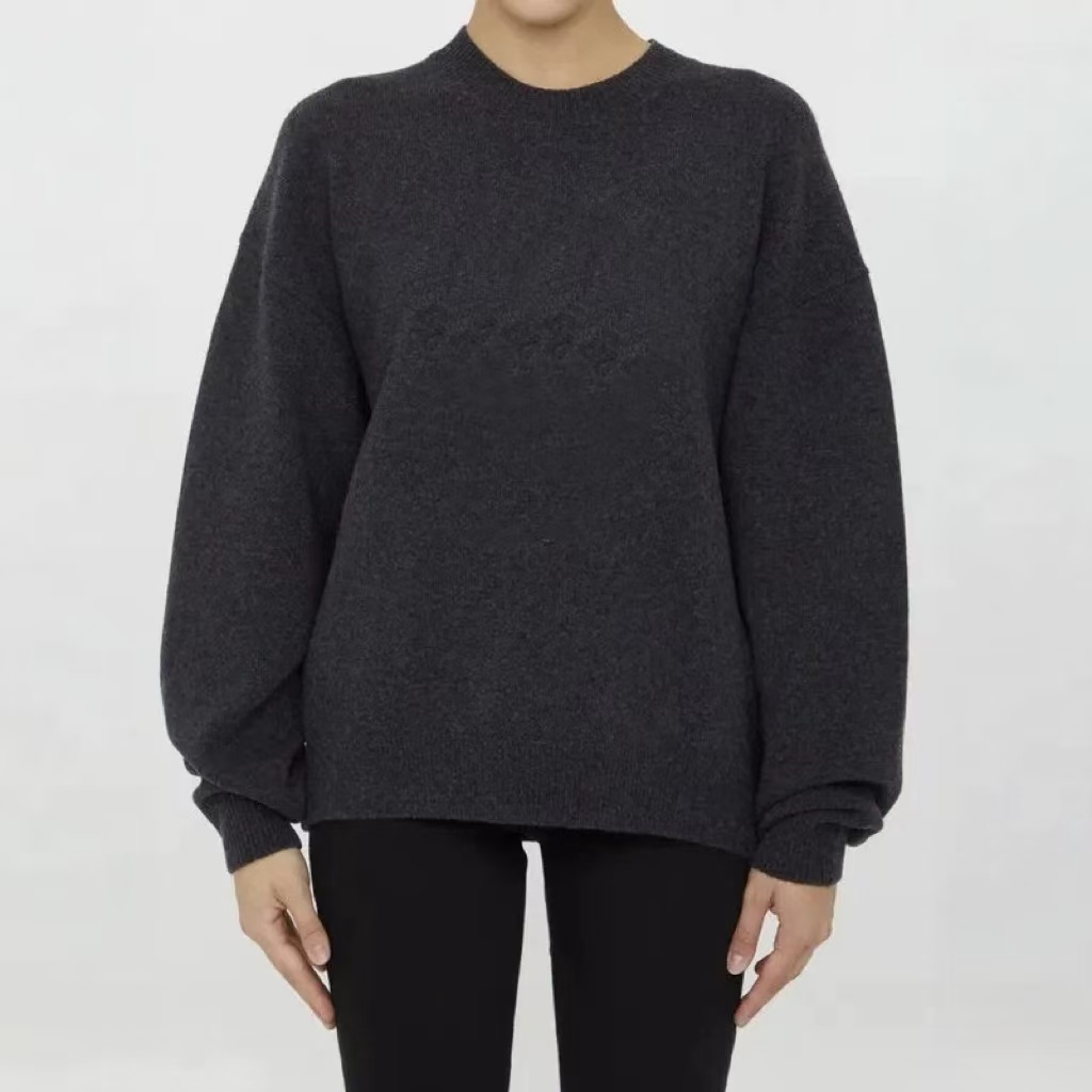 凯特丝蓓292#轻奢重工小熊烫钻针织衫长袖毛衣针织衫女