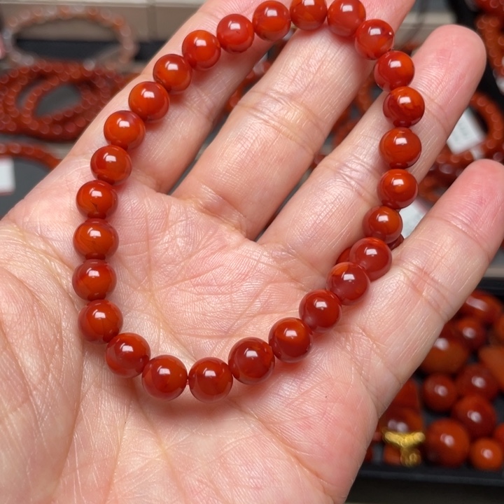 南红玛瑙手链未镶嵌小*唐