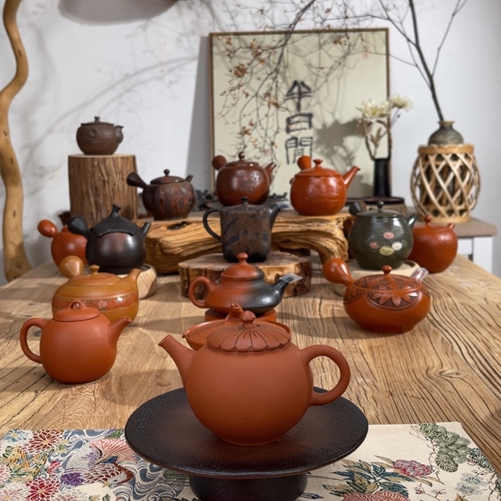 开***欣常滑青峰手作茶壶
