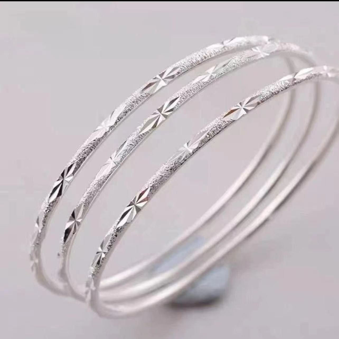 银制品 16号 闪闪繁星手镯    